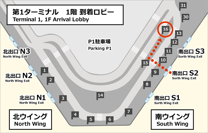 Fermata del bus navetta gratuito